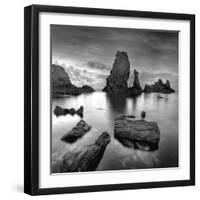 Port Coton Bw-Philippe Manguin-Framed Photographic Print