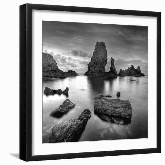 Port Coton Bw-Philippe Manguin-Framed Photographic Print