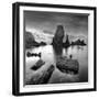 Port Coton Bw-Philippe Manguin-Framed Photographic Print