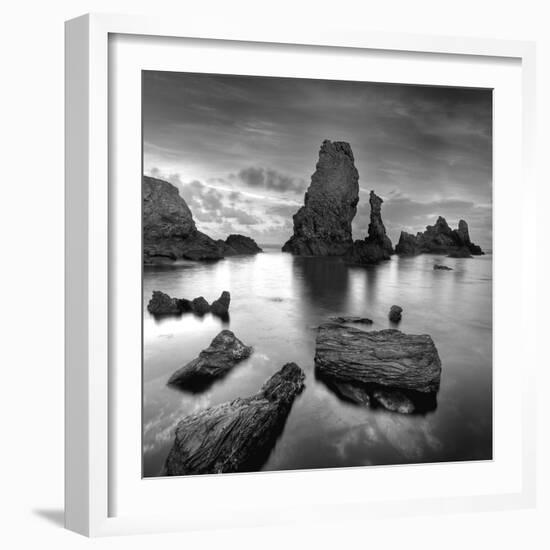 Port Coton Bw-Philippe Manguin-Framed Photographic Print