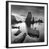 Port Coton Bw-Philippe Manguin-Framed Photographic Print