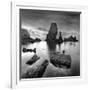 Port Coton Bw-Philippe Manguin-Framed Photographic Print