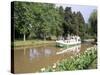 Port d'Homps, Canal Du Midi, Minervois Region, Languedoc Roussillon, France-Bruno Barbier-Stretched Canvas