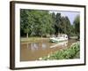 Port d'Homps, Canal Du Midi, Minervois Region, Languedoc Roussillon, France-Bruno Barbier-Framed Photographic Print