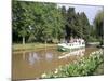 Port d'Homps, Canal Du Midi, Minervois Region, Languedoc Roussillon, France-Bruno Barbier-Mounted Photographic Print