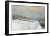 Port De Bercy, En Hiver-Albert-Charles Lebourg-Framed Giclee Print