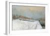 Port De Bercy, En Hiver-Albert-Charles Lebourg-Framed Giclee Print