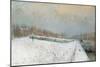 Port De Bercy, En Hiver-Albert-Charles Lebourg-Mounted Giclee Print