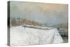 Port De Bercy, En Hiver-Albert-Charles Lebourg-Stretched Canvas