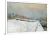 Port De Bercy, En Hiver-Albert-Charles Lebourg-Framed Giclee Print