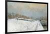 Port De Bercy, En Hiver-Albert-Charles Lebourg-Framed Giclee Print