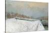 Port De Bercy, En Hiver-Albert-Charles Lebourg-Stretched Canvas