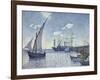 Port De Cette, Les Tartanes, 1892-Theo van Rysselberghe-Framed Giclee Print