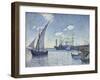 Port de Cette, Les Tartanes, 1892-Theo van Rysselberghe-Framed Giclee Print