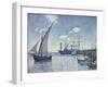 Port de Cette, Les Tartanes, 1892-Theo van Rysselberghe-Framed Giclee Print