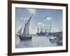 Port de Cette, Les Tartanes, 1892-Theo van Rysselberghe-Framed Giclee Print