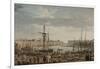 Port de Dieppe-Claude Joseph Vernet-Framed Giclee Print