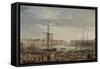 Port de Dieppe-Claude Joseph Vernet-Framed Stretched Canvas