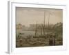 Port de Dieppe-Claude Joseph Vernet-Framed Giclee Print