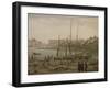 Port de Dieppe-Claude Joseph Vernet-Framed Giclee Print