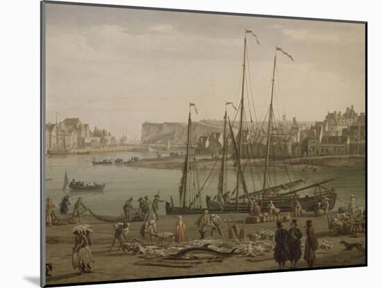 Port de Dieppe-Claude Joseph Vernet-Mounted Giclee Print