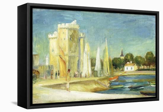 Port De La Rochelle, 1896-Pierre-Auguste Renoir-Framed Stretched Canvas