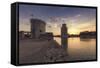 Port de la Rochelle-Sebastien Lory-Framed Stretched Canvas