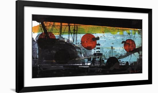 Port de Manhattan-Tony Soulie-Framed Art Print