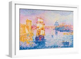 Port de Marseille. Ca. 1899-Henri Edmond Cross-Framed Giclee Print