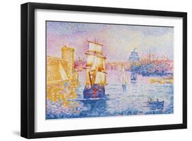 Port De Marseille, Circa 1899-Eugène Boudin-Framed Giclee Print