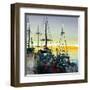 Port de mer-Roland Palmaerts-Framed Art Print