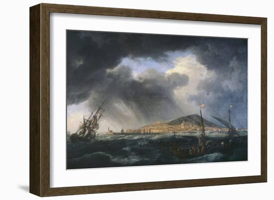 Port de Sète-Claude Joseph Vernet-Framed Giclee Print