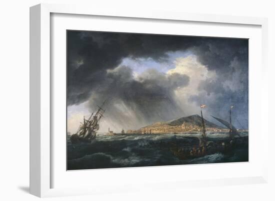 Port de Sète-Claude Joseph Vernet-Framed Giclee Print