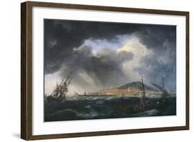 Port de Sète-Claude Joseph Vernet-Framed Giclee Print