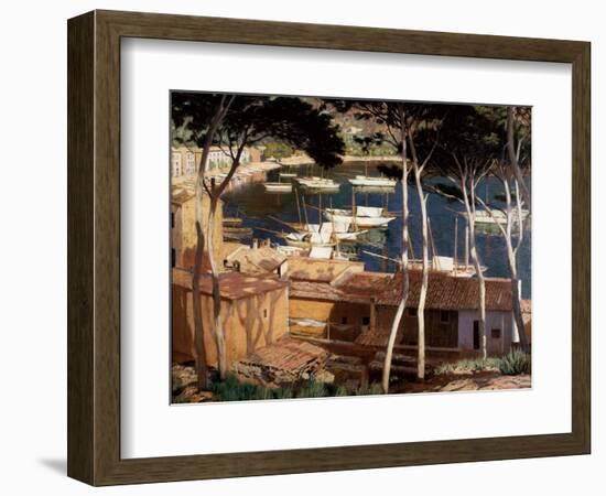 Port de Soller, 1900s-Santiago Rusinol i Prats-Framed Giclee Print