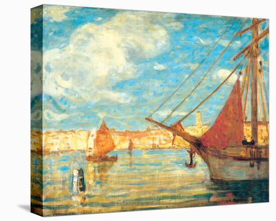 Port de Venise-James Wilson Morrice-Stretched Canvas