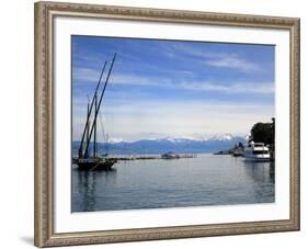 Port Des Mouettes, Lac Leman, Evian-Les Bains, Haute-Savoie, France, Europe-Richardson Peter-Framed Photographic Print