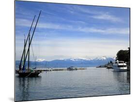 Port Des Mouettes, Lac Leman, Evian-Les Bains, Haute-Savoie, France, Europe-Richardson Peter-Mounted Photographic Print