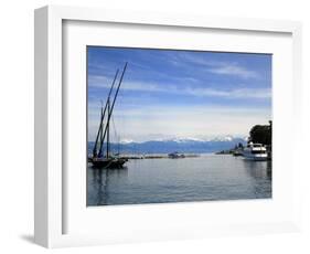 Port Des Mouettes, Lac Leman, Evian-Les Bains, Haute-Savoie, France, Europe-Richardson Peter-Framed Photographic Print