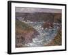 Port Domois at Belle Ile, 1886-Claude Monet-Framed Giclee Print