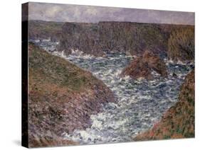 Port Domois at Belle Ile, 1886-Claude Monet-Stretched Canvas