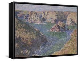 Port-Domois, Belle-Isle, 1887-Claude Monet-Framed Stretched Canvas
