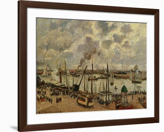 Port Du Havre, 1903-Camille Pissarro-Framed Giclee Print