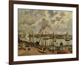 Port Du Havre, 1903-Camille Pissarro-Framed Giclee Print