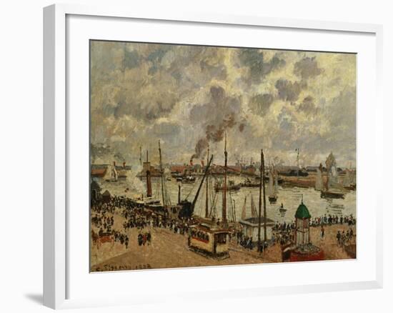Port Du Havre, 1903-Camille Pissarro-Framed Giclee Print