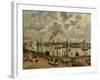 Port Du Havre, 1903-Camille Pissarro-Framed Giclee Print