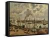 Port Du Havre, 1903-Camille Pissarro-Framed Stretched Canvas