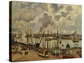 Port Du Havre, 1903-Camille Pissarro-Stretched Canvas