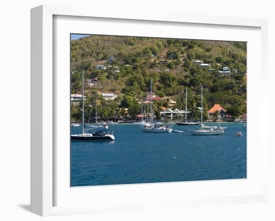 Port Elizabeth Harbour, Bequia, St. Vincent and the Grenadines, Windward Islands, Caribbean-Michael DeFreitas-Framed Photographic Print