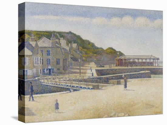 Port-En-Bessin, 1888-Georges Seurat-Stretched Canvas